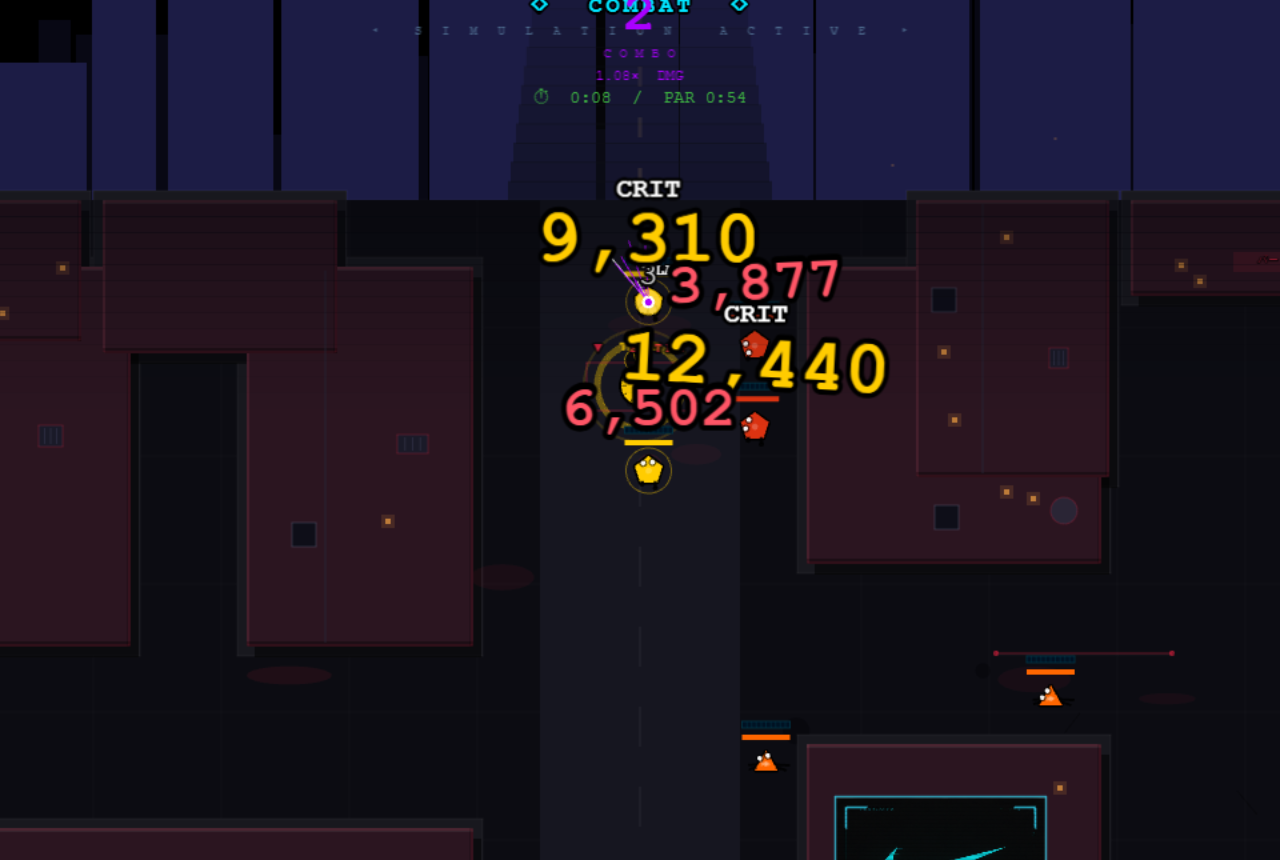 TEMPO in combat — Ward 03, NEON SLUMS
