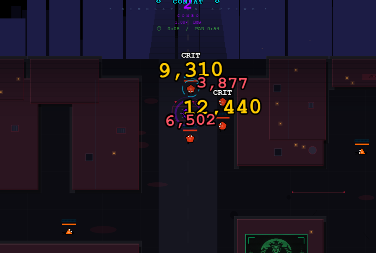 VEXON in combat — Ward 03, NEON SLUMS
