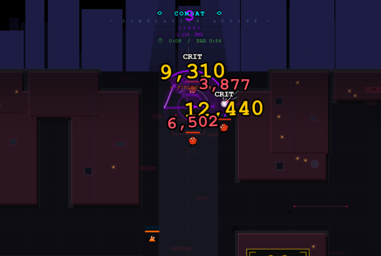 neurøwave combat — Yoshino mid-fight